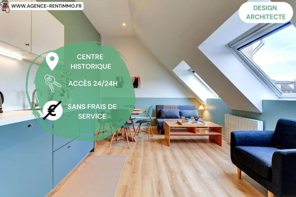 Ferienwohnung Le Contemporain I Centre Historique Darcy & Design Dijon Exterior foto